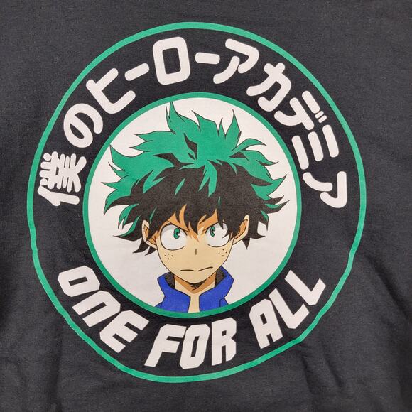 My Hero Academia One For All Pullover Hoodie Sz M - Picture 4 of 6